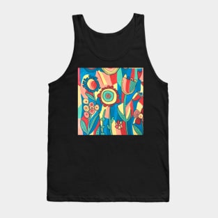 Bright Summer florals Tank Top